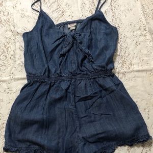 Mossimo Chambray Large Romper